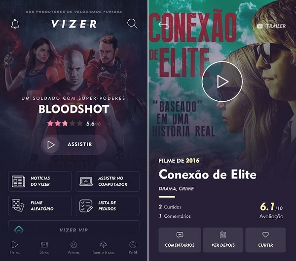 Vizer - Filmes, Séries e TV grátis.