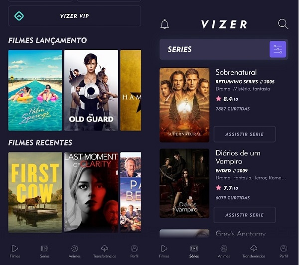 Vizer - Filmes, Séries e TV grátis.