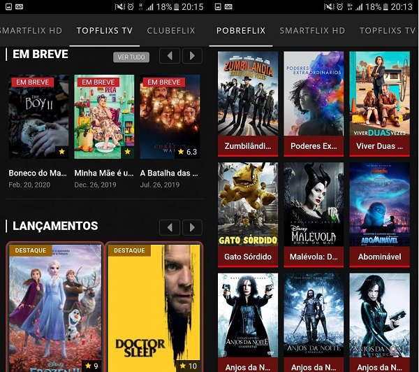 App PobreFlix : Filmes e Séries Android app 2022 