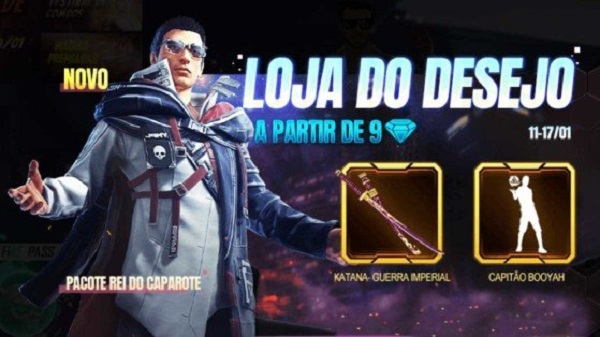 Free Fire recebe a Super Loja do Desejo nesta sexta (17)