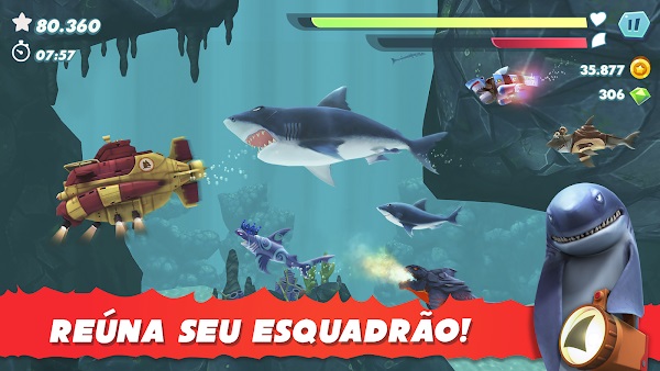 Hungry Shark Evolution Mod Dinheiro Infinito V 9.7.0 Atualizado