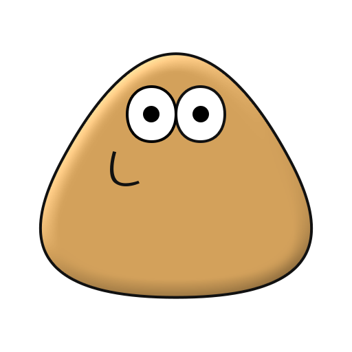 Meu Pou depois de eu ter baixado o mod de dinheiro infinito: HE ST