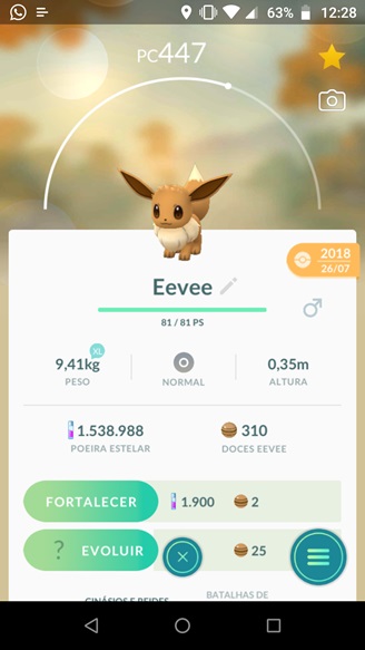 como evoluir eevee para espeon