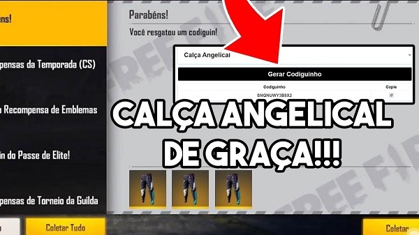 Gerador de Codigo FF – Passe de Elite, Calça Angelical e Dicas Free Fire –  Dicas de Games – Confira os lançamentos de games e macetes geniais