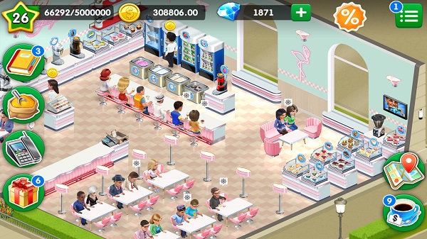 Minha Cafeteria Jogo Online: Dinheiro Infinito 2023 - HPG