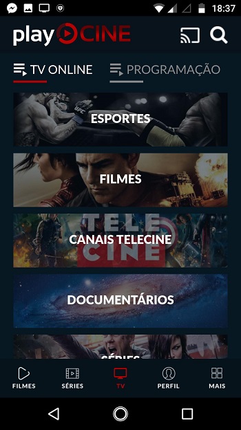 Play Cine para Android - Download