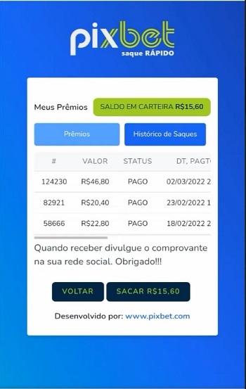 Pixbet APK 5.0 Download grátis para Android - Atualizado2023