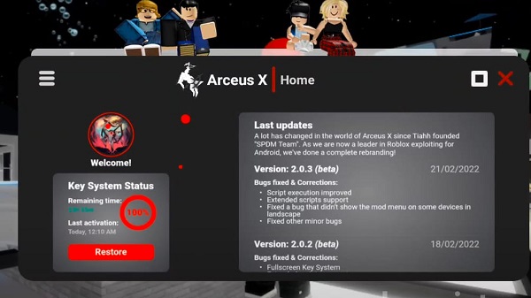 FINALMENTE SAIU A V 2.1.4 DO ARCEUS X?? TESTEI A VERSÃO DO ROBLOX 2.550.640  MOD MENU COM AUTOFARM?? 