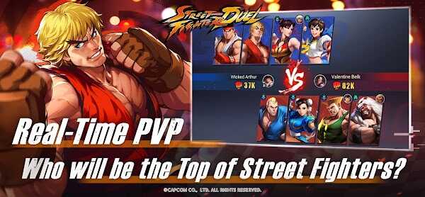 Street Fighter Duel apk mod