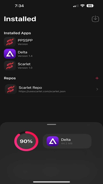 Scarlet iOS apk para android