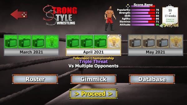 wrestling empire apk mod