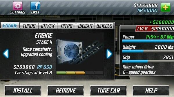 drag racing apk dinheiro infinito