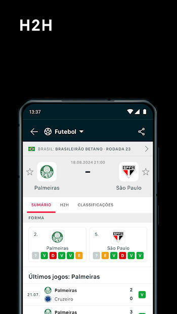 resultados apk para android